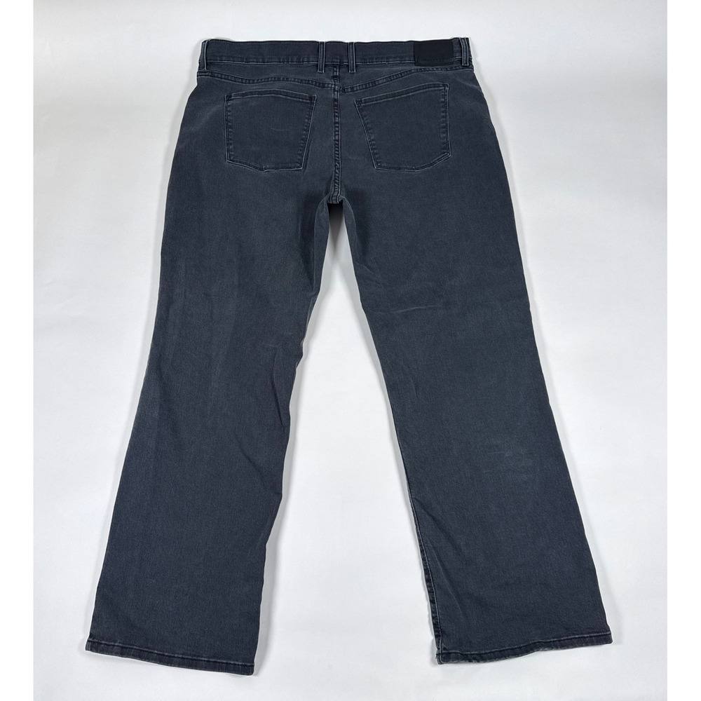 Mott & Bow Jeans Mens 42x32 Black Straight Leg Denim Stretch Casual Minimalist - Picture 2 of 10